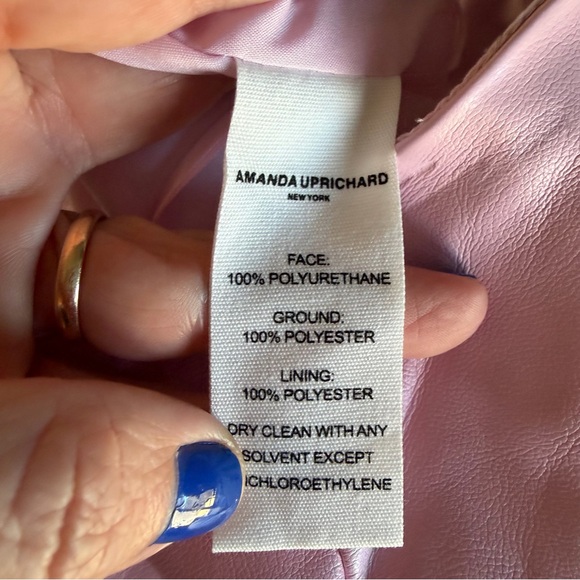 Amanda Uprichard Pink Mini Skirt Dylan Antique Rose NEW zip front Vday date - Picture 7 of 7